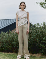 Straight-leg trousers