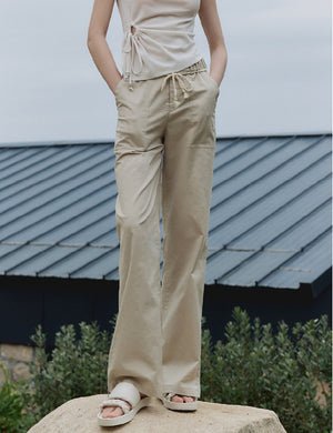 Straight-leg trousers