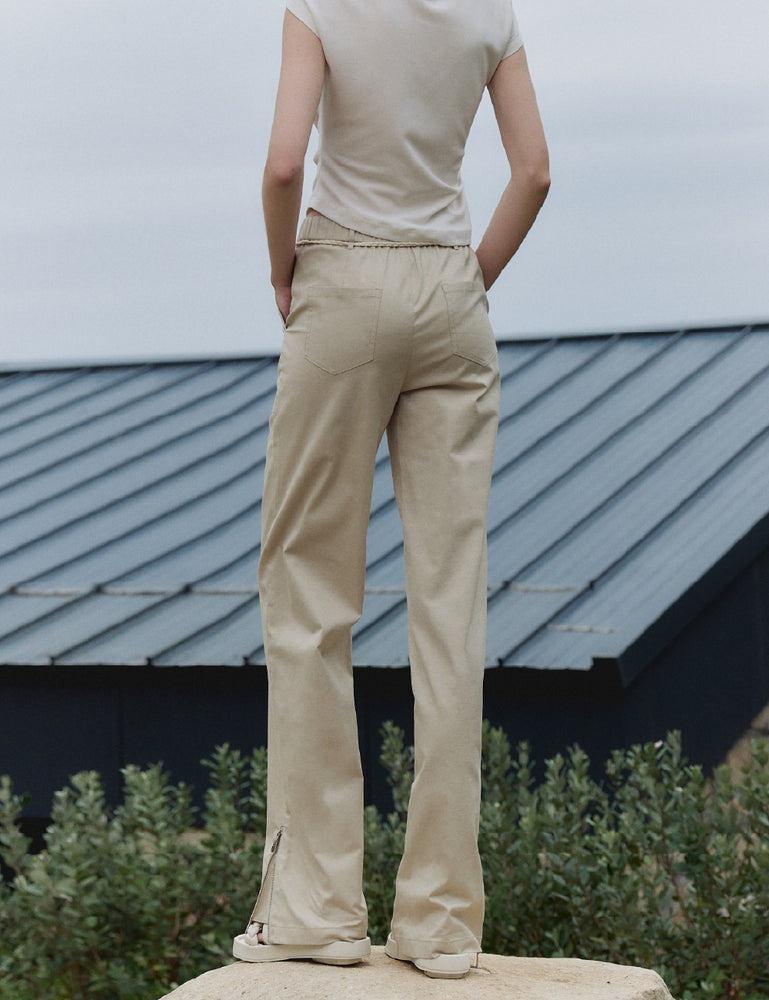 Straight-leg trousers