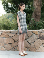 Tweed sleeveless dress