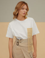 Woven Pocket T-Shirt